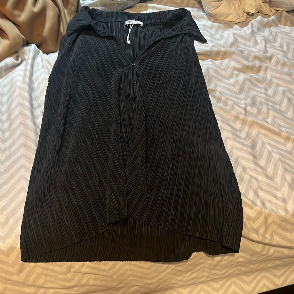 Black shirt zara